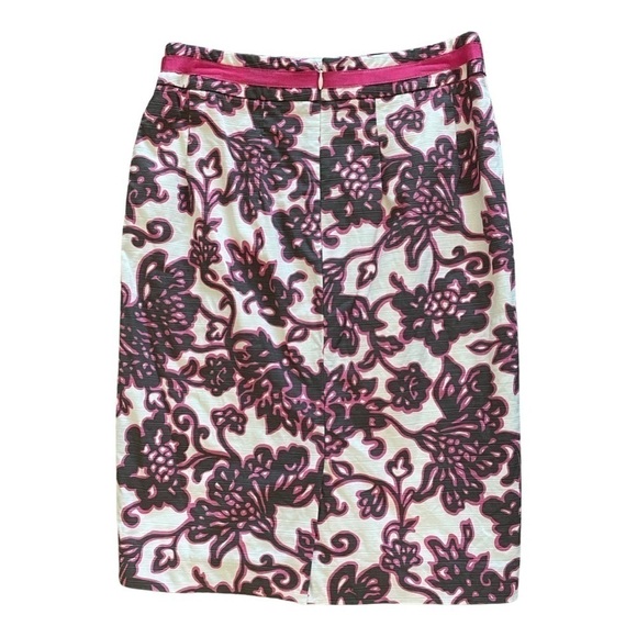 Boden Samantha Lee Pink Floral Skirt Women’s Size 2P. - Picture 5 of 16